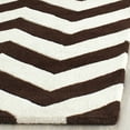 thumbnail image 3 of SAFAVIEH Chatham CHT715K Handmade Brown / Ivory Rug, 3 of 6