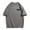 3-Gray, variant on Men's Solid Color Personality Design Color Sports Fitness T-shirt Short Sleeve Round-Neck Blouses Shirts Chic Summer Tops For Men Cool Shirts Mens Clothing Black
