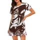 thumbnail image 1 of Easygdp Vintage Husky Dog Camisón de manga corta para mujer, informal, estampado, 1 of 6
