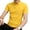 Yellow, variant on Men Shirt Solid Color Young Style Buttons Slim Fit Gentle Turn-down Collar Short Sleeves Business Formal Summer Tops Male Clothes