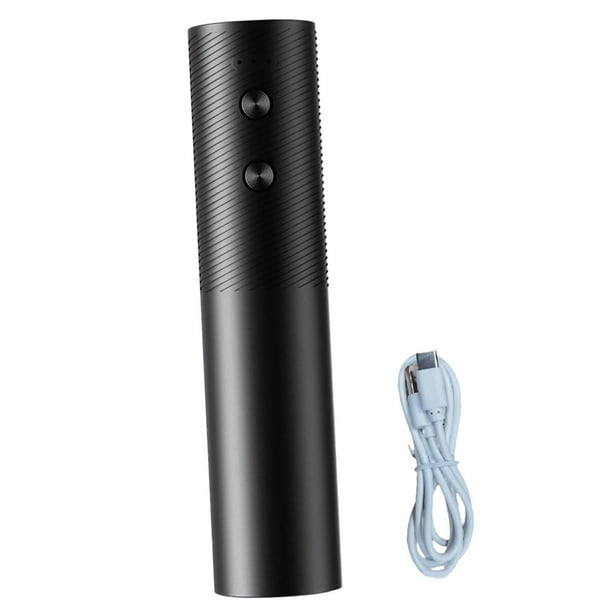 Abridor de botellas de vino eléctrico Strade Fareast Limited sacacorchos automático regalo para amantes Negro