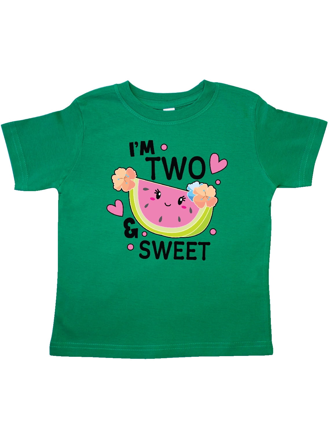 inktastic Im 5 and Sweet with Cute Watermelon Toddler T-Shirt