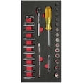 thumbnail image 1 of Juego Dados Y Acc 1/4 métricos Cortos & Largos 28 Pzs Urrea Urrea CH103, 1 of 2