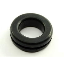 Dangoodbuy - Fits 3/4" Hole - 1/16" Panel Thickness - 9/16" Center Hole - Rubber Grommet (6)