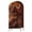 Brown, variant on Brown Marble Wedding Arch Cover,Stretchy Spandex Arch Backdrop Stand Covers 6.6 FT,Ombre Abstract Striped Mottled Aesthetic Round Top Arched Backdrop Cover for Birthday Party Ceremony Baby Shower