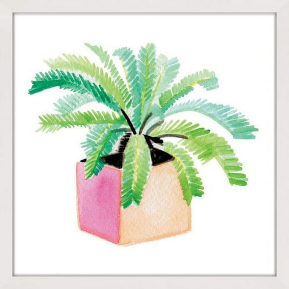 Marmont Hill "Potted Plant" by Molly Rosner Framed Painting Print