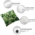 thumbnail image 6 of Creowell St Patricks Day Pillow Covers,2Pcs Watercolor Lucky Green Clover Shamrock Throw Pillow Cover Cushion Case for Sofa Couch Home Farmhouse Decorations White, 6 of 7