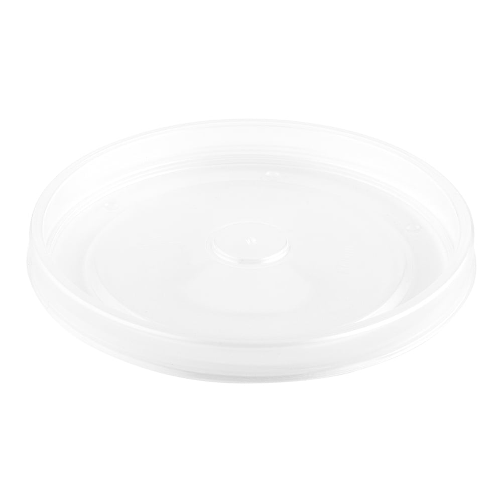 Bio Tek Round Clear Plastic Soup Container Lid Fits 26 and 32 oz