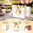 thumbnail image 6 of 20 Pcs Gift Bags with Gold Bow Handles, Elegant Paper Party Favor Bags for Baby Shower Wedding Birthday Bridal Shower Gift Packaging Tote Bags 12.6 x 9.84 x 4.33 Inch, 6 of 7