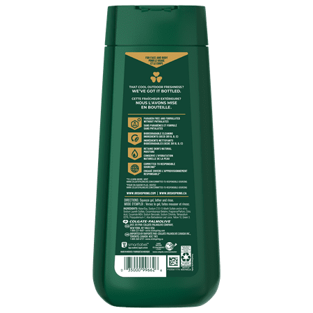 Irish Spring Aloe Mist Moisturizing Body Wash for Men, 24-Hour Fresh, Face and Body Wash, Men’s Body Wash, Biodegradable Ingredients, Paraben Free, Aloe Mist Scent, 20 fl oz Bottle