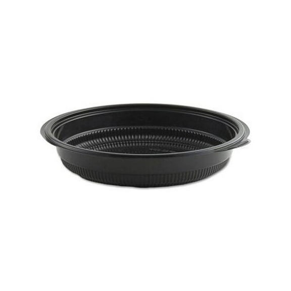 MicroRaves Incredi-Bowl Base 24 oz, 8.5" Diameter x 1.51"h, Black, 150/Carton