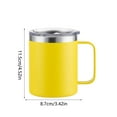 thumbnail image 2 of Fashionable Mug With Large Capacity Car Insulated Cup Made Of Aluminum Alloy Material Leak Proof Design To Go Of Hot And Cold Changes Enjoy A Beautiful Life!, 2 of 3