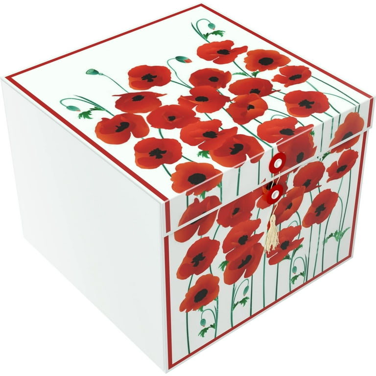 Hallmark 7 Large Gift Box with Lid for All Occasion (Red)