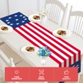 thumbnail image 3 of Día de la Independencia, 4 de julio, camino de mesa, bufandas de tocador, decoración de cocina, bandera patriótica americana, 30*182cm, 3 of 5