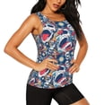 thumbnail image 2 of Balery cool rock Skull Camiseta sin mangas estampada ligera para mujer, tops de entrenamiento sin mangas, camisetas de yoga transpirables de secado rápido.-XX-Large, 2 of 7