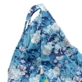 thumbnail image 5 of Flower Lounger Chair Bag, Continuous Pattern of Blue Color Palette Roses, High Capacity Storage with Handle Container, Lounger Size, Sky Blue Blue, by Ambesonne, 5 of 5