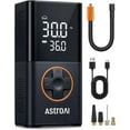 thumbnail image 4 of AstroAI L7 Tire Inflator Portable Air Compressor, 150 PSI Cordless Bike Pump with Digital Dual Values Display, Car Tires Pump with LED Lights Air Pump for Cars, Motorcycles, Bikes, Balls, 4 of 12
