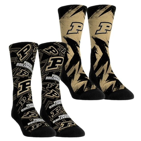 Youth Rock Em Socks  Purdue Boilermakers Game Day Two-Pack Crew Socks Set