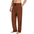 thumbnail image 5 of KyCheLot Pajama Pants for Men Women Plaid Comfy Wide Leg Drawstring Elastic Waist Bottoms with Pockets Sleepwear, 5 of 6