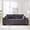 Gray, variant on S-HOME Upholstered Corduroy Sofa in with USB Ports and Cup Holders, Spacious 78 Inch 3-Seater Living Room Couch