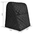 thumbnail image 4 of Funda protectora para batidora de pie, para el hogar, cocina, funda protectora para batidora, bolsa organizadora de bolsillo acolchada, herramienta para dispositivos, ajuste Universal (negro, 4 of 5