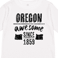 thumbnail image 4 of Inktastic Oregon Awesome Since 1859 Boys or Girls Long Sleeve Toddler T-Shirt, 4 of 5