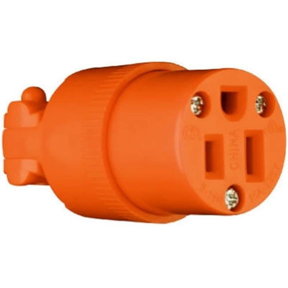 6887OCC10 Connector, 15A, 125V, Orange