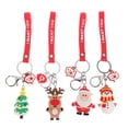 thumbnail image 1 of KAKOWELY 4 llaveros navideños con forma de llave, preciosos adornos para llaves., 1 of 5