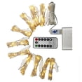 thumbnail image 4 of Cadena de luces LED para cortina con control remoto por USB, 300 luces, 8 modos de colores, alambre de cobre, 3 x 3 m, 4 of 14