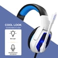 thumbnail image 5 of Anivia Virtual 7.1 USB Gaming Headsets with Microphone Computer Headset Surround Sound Headphones , Volume-Control, Led Light for PC, Mac, Desktop--White&Blue, 5 of 7