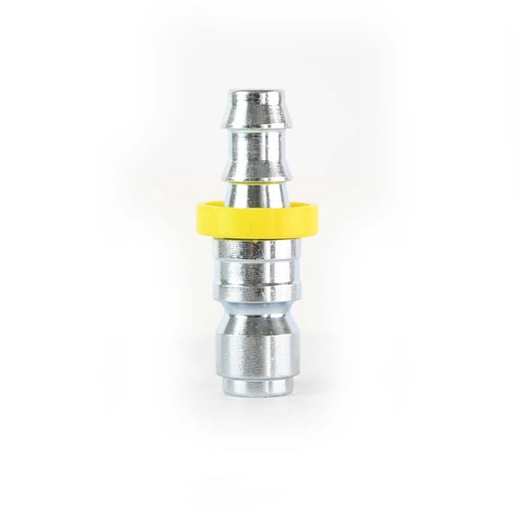 Interstate Pneumatics CPA665Z 3/8 Inch Auto Coupler Plug x 3/8 Inch Easy-Lock Barb (Silver Color)
