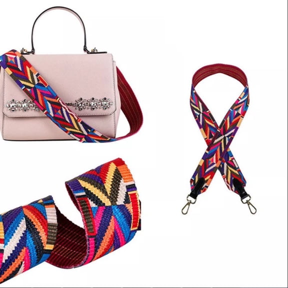 Colorful Part For Crossbody Wallet Purse Shoulder Bags Canvas Bag Bag Accessories Replacement Strap Adjustable Bag Straps Handbag Strap 01