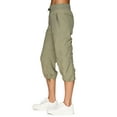 thumbnail image 4 of RBX Active Women's Lightweight Woven Capri Pant With Pockets, 4 of 5