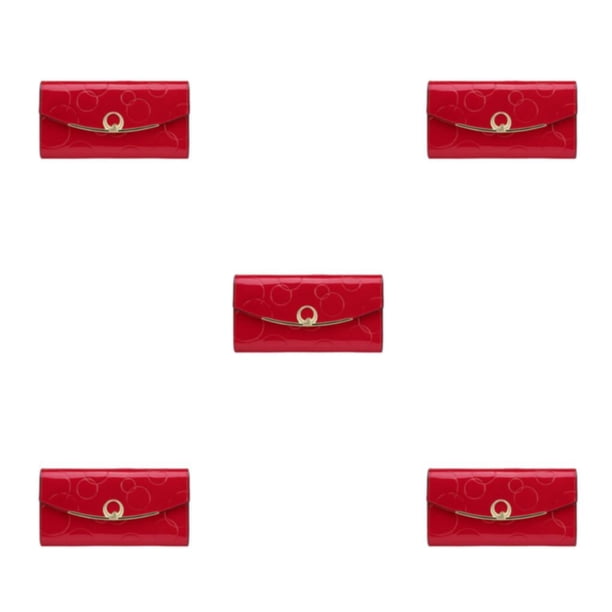 Cartera de cuero Sonducket para mujer portátil elegante gran capacidad con cremallera bolsillo para niñas