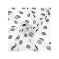 thumbnail image 4 of INSPIRAR CHIC Bufanda de Chiffon con Lunares de los Años 50 para Mujeres, Chal de Cabeza Larga Suave y Ligera Retro para Todas las Temporadas 63.0"x19.7" Blanco, 4 of 6
