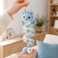 thumbnail image 6 of Beginner Friendly Dragon Crochet Kit, DIY Enchanted Dragon Spiral Hanging Ornament with Yarn, Hook, Beads, Stuffing & Pom-poms, Handmade Craft Set for Wall Window Car Decor and Gift, 6 of 8