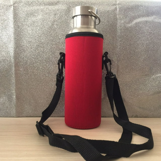 EGNMCR Porte-Bouteille d'Eau 1000ML Sac Isotherme avec Sangle Pochette Extérieur the Bag