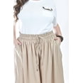 thumbnail image 4 of Pantalon de lino pierna ancha Roman Fashion /Tallas Extras, 9203 (Cafe) cafe 42, 4 of 6