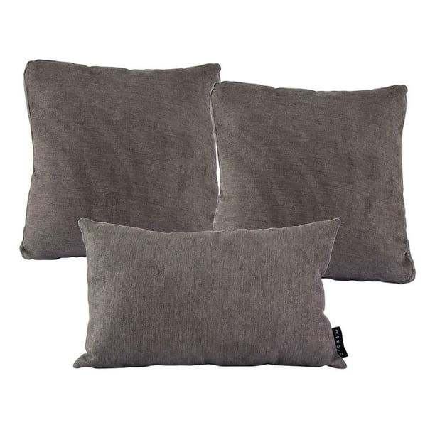 Set de 3 CojÍnes Decorativos (2 Cuadrados Grandes + 1 Rectangular) DICASA Bless