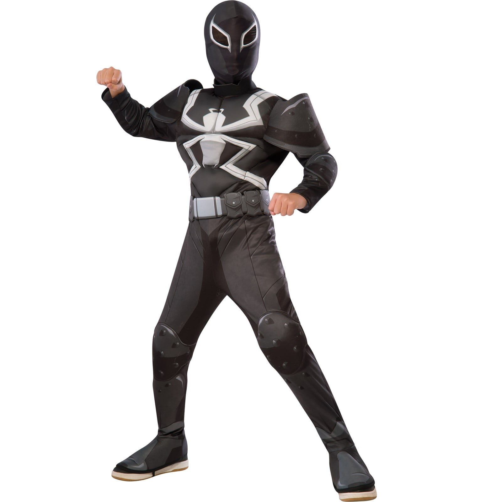 Boys Kids Venom Spider-Man Cosplay Costume Superhero Jumpsuit Fancy Dress Party 
