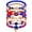 Blue Red, variant on Football Bracelet Set, 7 Piece Game Day Beaded Stretch Bracelets with Football Charms and Helmet