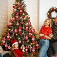 thumbnail image 4 of Adornos de dulces para el árbol de Navidad, bastones de caramelo rojos y dorados, piñas, decoración navideña para el hogar 2025, adorno para árbol de Navidad, 4 of 5