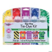 Tulip® One-Step 5-Color Rainbow Tie-Dye Kit®, Birthday, Basic Supplies, 1 Piece