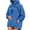 Blue, variant on Hoodie with Cat Pouch Holder Sweatshirt Large Pocket Pullover Shirt Kangaroo Pocket Dog Sweatshirt Unisex Oversized Fit Pet Rest Holder,Zip Front Pet Pouch Sweatshirt Green, Size L by Awwp