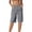 Grey, variant on SRZYMJ Womens Golf Shorts Lightweight Stretch Relaxed Fit Knee Length Ladies Bermuda Shorts