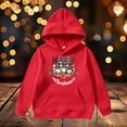 thumbnail image 2 of PMVFHDE Liquidation Chandail pour Enfants Nouveau Chandail à Capuchon pour Enfants Décoration de Poche Chandail à Capuchon Chandail à Capuchon pour Enfants Plus Chandail à Capuchon Chandails à Col Rond Fille Graphique,Rouge,4-5 Ans, 2 of 7