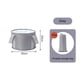 thumbnail image 1 of Cubo apilable para pies, bolsa de viaje portátil con aislamiento térmico para pies, a prueba de fugas, para baño de pies, lavabo para piernas para el hogar, bolsa de baño plegable, 1 of 3