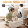 thumbnail image 5 of Gianna 24" Dog Stairs for Bed, 5-Step Non-Slip Pet Steps for Small Dogs and Cats, Indoor, Grey, 5 of 5