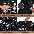 thumbnail image 5 of Halloween Kitchen Rugs Set of 2, Halloween Decorations Non Slip Backing Halloween Kitchen Mats for Floor Holiday Rug Halloween Decor for Home Party Gifts (Black, 17"x47.2"+17"x30"), 5 of 6