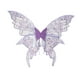 thumbnail image 5 of Alas de hada para mujer, alas de princesa mariposa para cosplay, ideales para fiestas y cumpleaños. Púrpura, 5 of 8